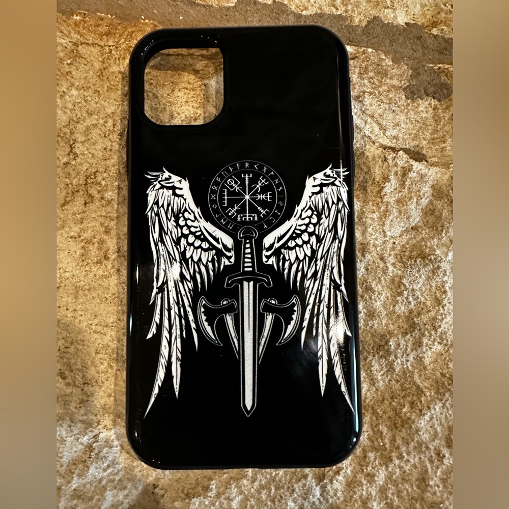 iPhone 11 Viking Valkyrie Wings Norse phone case